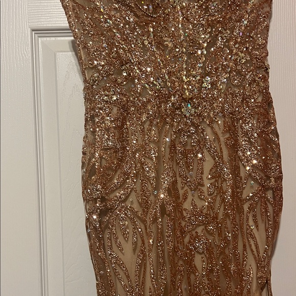 Glamorous Sequin Embellished Prom Dress - Picture 8 of 16